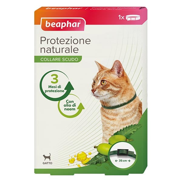 Beaphar - Combotec Gatto antiparassitario Protezione Naturale Collare Scudo Gatto