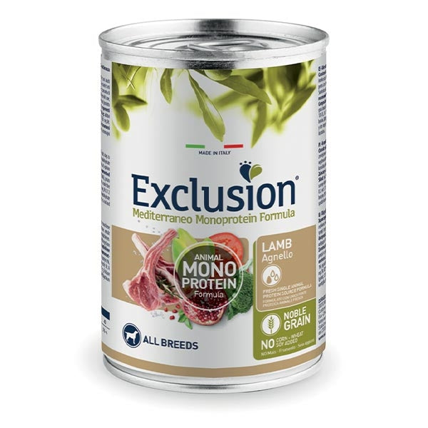 Exclusion - Mediterraneo Monoprotein Adult All Breed - Tonno