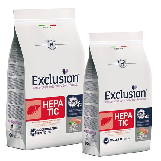 Exclusion - Hepatic Adult Monoproteico Pork&Rice and Pea - Small