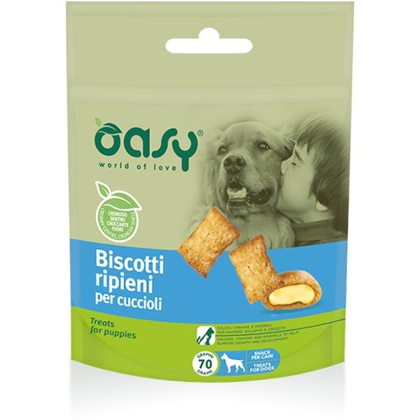 Oasy - Snack Biscotti Ripieni per Cuccioli