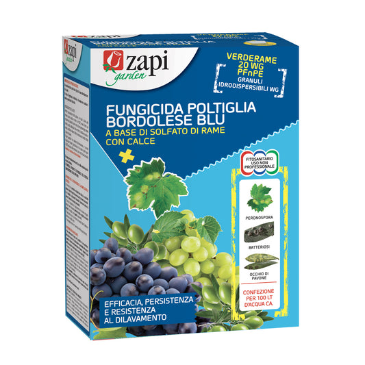 Zapi - POLTIGLIA BORDOLESE BLU FUNGICIDA A BASE DI SOLFATO DI RAME CON CALCE - VERDERAME