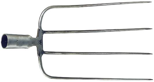 VIGOR - Forche per fieno in acciaio verniciato 4 denti