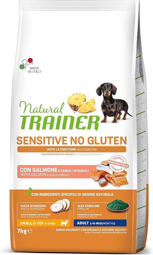 Natural Trainer - Dog Medium & Maxi - SENSITIVE - NO GLUTEN - Salmone