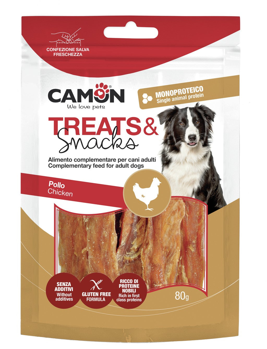 Treats & Snack - Strisce di pollo essiccate