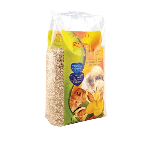 Ronny litter - lettiera 100% base vegetale tutorial di mais profumata al limone