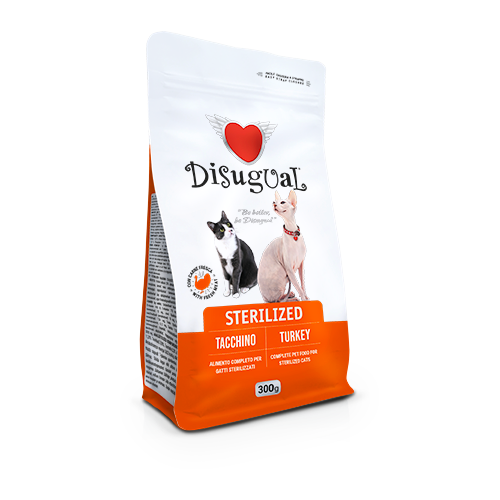 Disugual sterilizzato pollo crocchette gatto