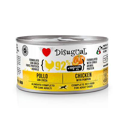 DISUGUAL - 150 g - Alimento umido per cani VEGETABLE