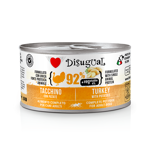 DISUGUAL - 150 g - Alimento umido per cani VEGETABLE
