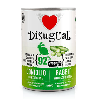 DISUGUAL - 400 g - Alimento umido per cani VEGETABLE