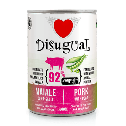DISUGUAL - 400 g - Alimento umido per cani VEGETABLE