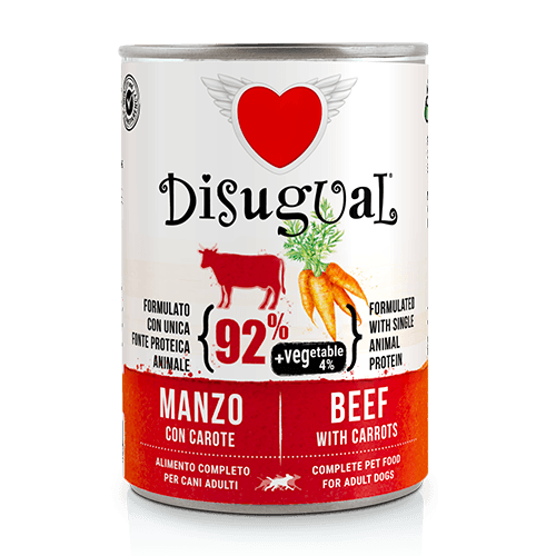 DISUGUAL - 400 g - Alimento umido per cani VEGETABLE
