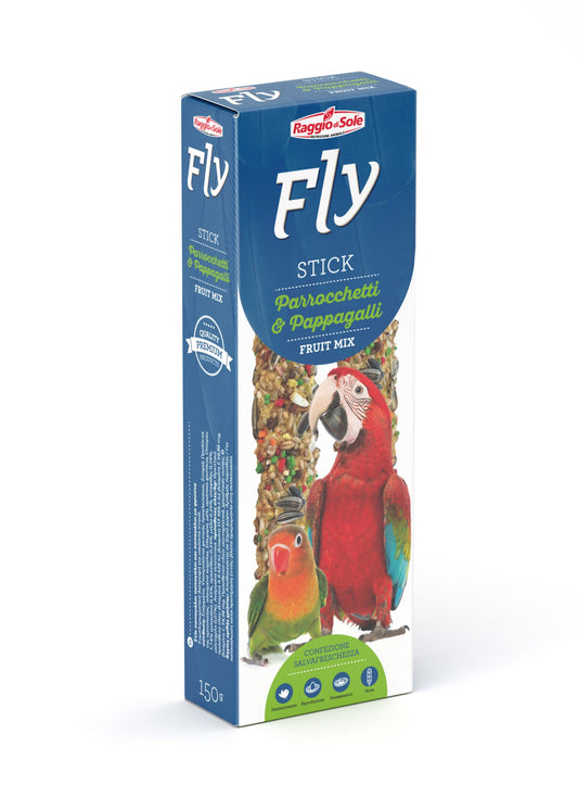 Fly - Stick Parrocchetti e Pappagallini - fruit mix 159g