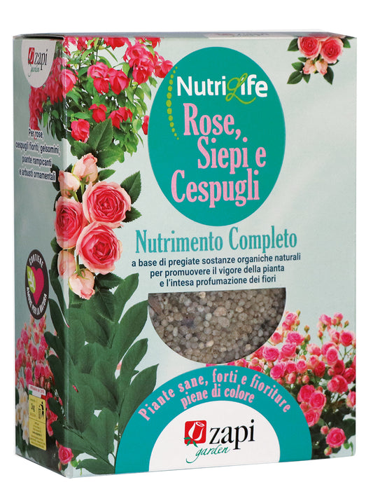 Concime granulare per rose, siepi e cespugli
