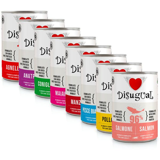 DISUGUAL - 400 g - Alimento umido per cani