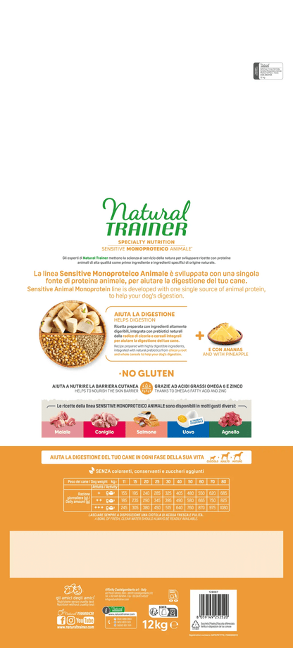 Natural Trainer - Dog Small & Toy - SENSITIVE - NO GLUTEN - Anatra