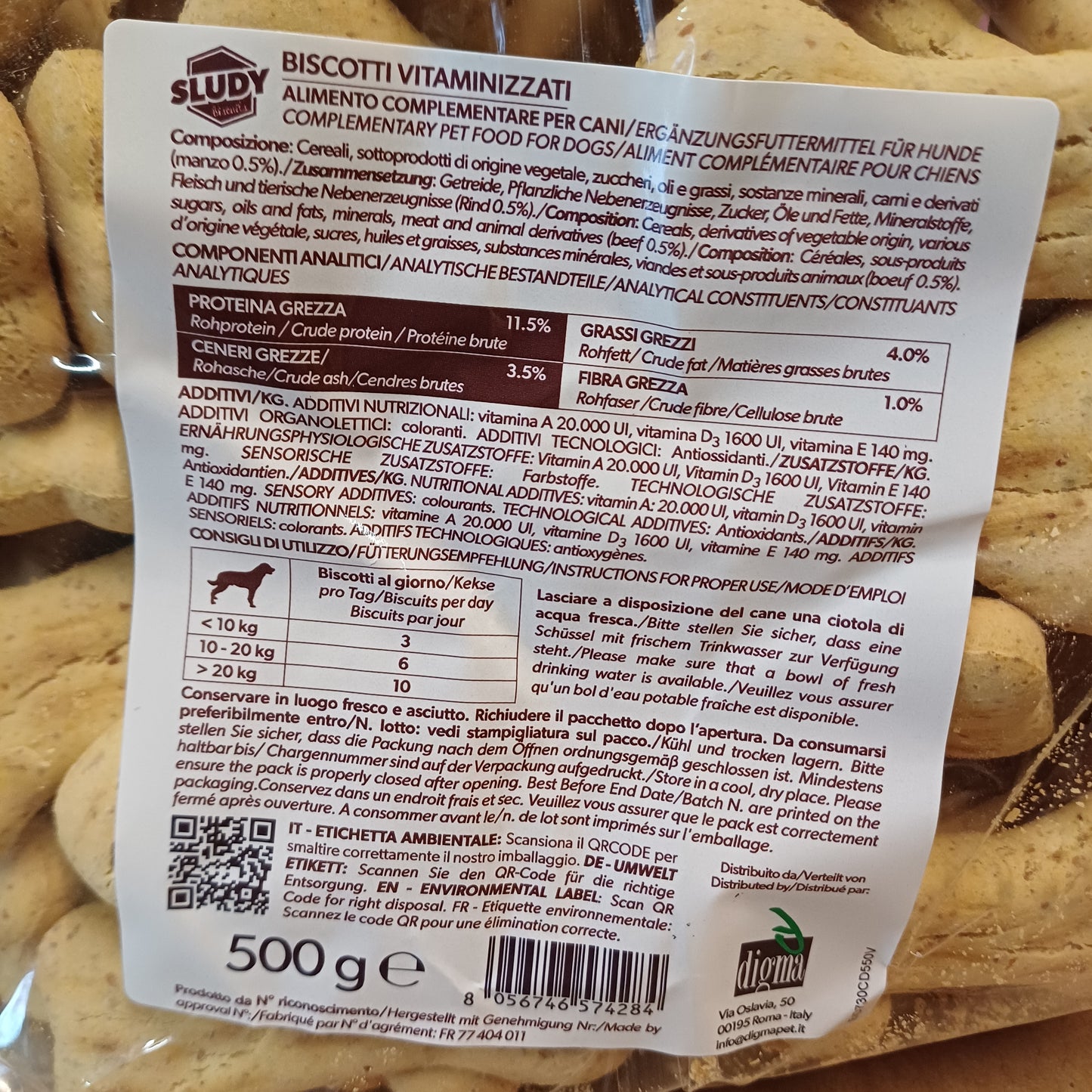 Sludy - Biscotti vitaminizzati - Ripieni