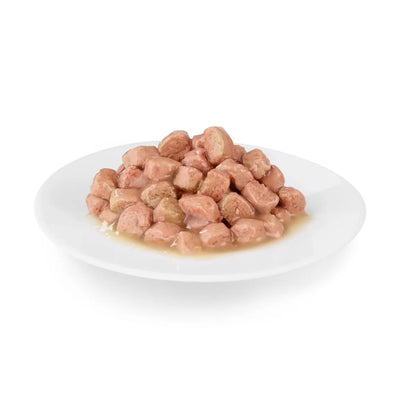 NATURAL TRAINER - Adult con bocconcini di SALMONE in salsa - 4x85g