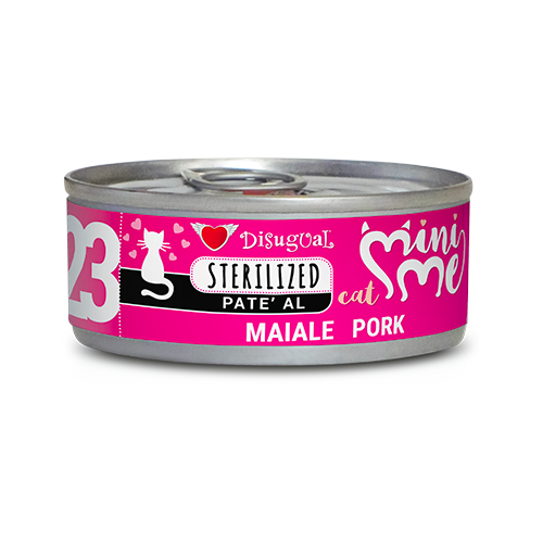 DISUGUAL - 85 g - Alimento umido per gatti sterilizzati MINI ME
