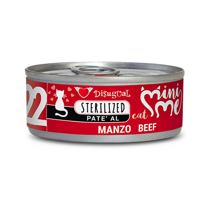 DISUGUAL - 85 g - Alimento umido per gatti sterilizzati MINI ME