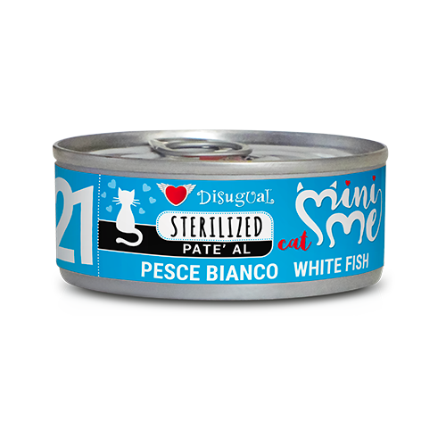 DISUGUAL - 85 g - Alimento umido per gatti sterilizzati MINI ME