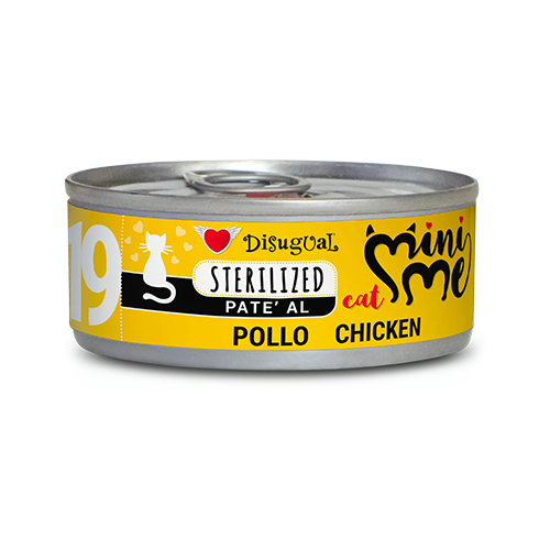 DISUGUAL - 85 g - Alimento umido per gatti sterilizzati MINI ME
