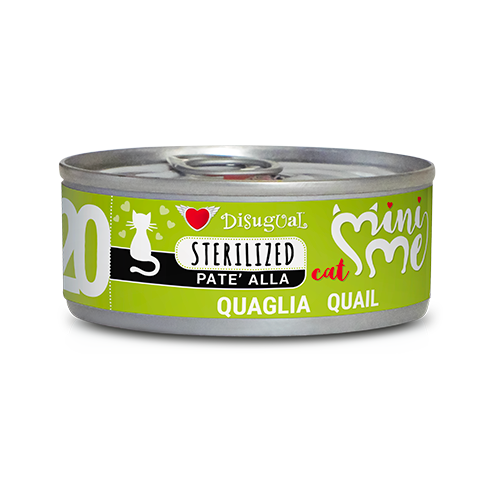 DISUGUAL - 85 g - Alimento umido per gatti sterilizzati MINI ME