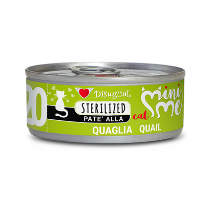 DISUGUAL - 85 g - Alimento umido per gatti sterilizzati MINI ME