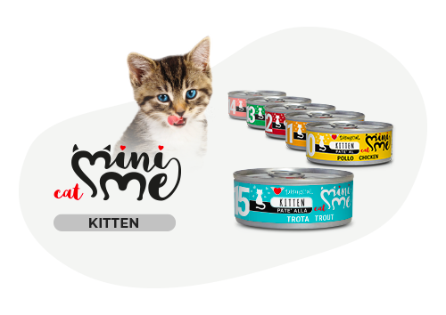 DISUGUAL - 85 g - Alimento umido per gatti MINI ME cuccioli - PATE'