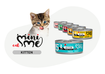 DISUGUAL - 85 g - Alimento umido per gatti MINI ME cuccioli - PATE'
