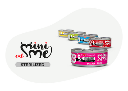 DISUGUAL - 85 g - Alimento umido per gatti sterilizzati MINI ME