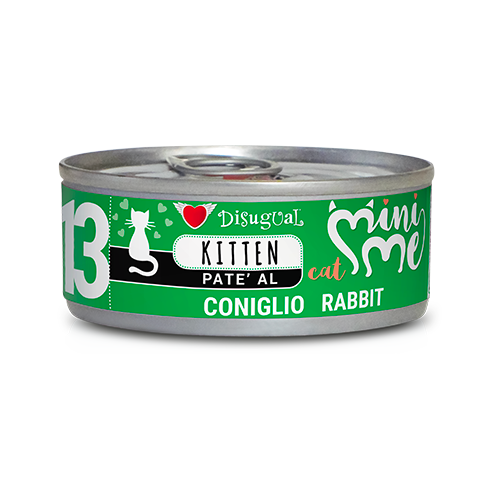 DISUGUAL - 85 g - Alimento umido per gatti MINI ME cuccioli - PATE'