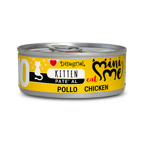 DISUGUAL - 85 g - Alimento umido per gatti MINI ME cuccioli - PATE'