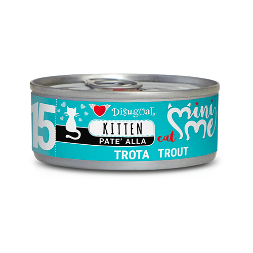 DISUGUAL - 85 g - Alimento umido per gatti MINI ME cuccioli - PATE'