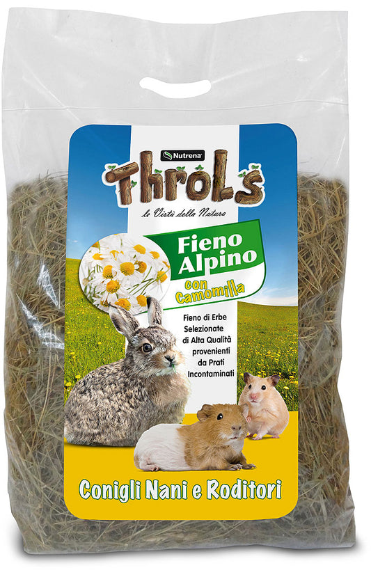 THROLS FIENO ALPINO CON FIORI DI CAMOMILLA - 500 g