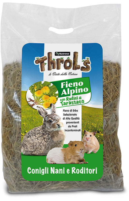 THROLS FIENO ALPINO CON RADICI DI TARASSACO - 500 g