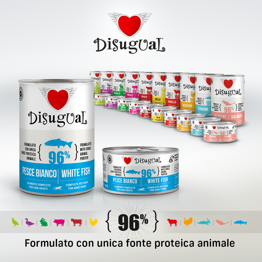 DISUGUAL - 150 g - Alimento umido per cani
