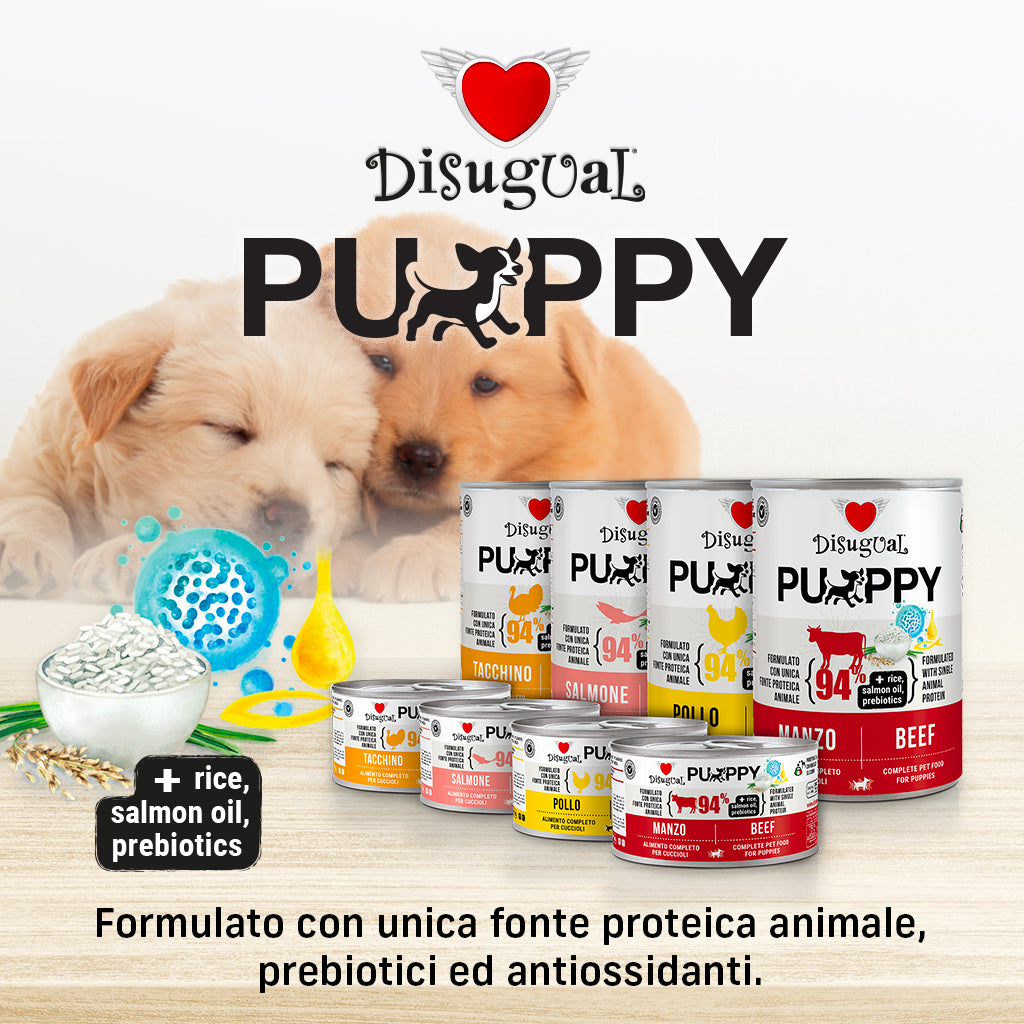 DISUGUAL - 150 g - PUPPY Alimento umido per cani cuccioli