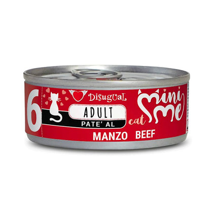 DISUGUAL - 85 g - Alimento umido per gatti adulti MINI ME - Patè