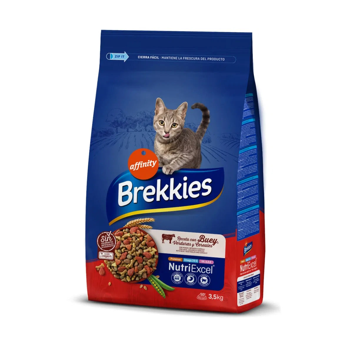 Brekkies gatto kg 3,5 - Mix Manzo e Ortaggi