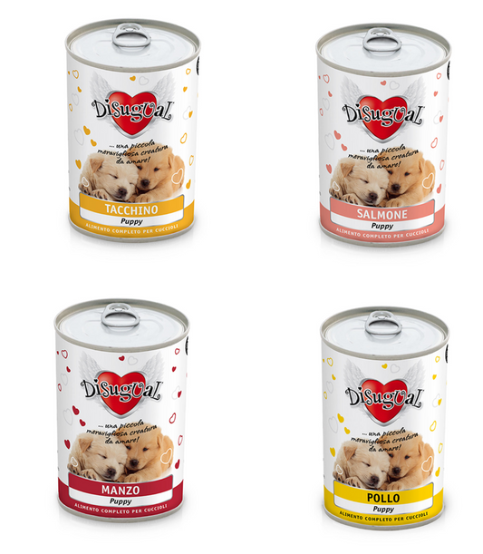 DISUGUAL - 400 g - PUPPY Alimento umido per cani
