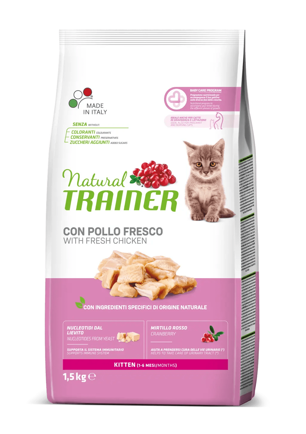 NATURAL TRAINER - Kitten con Pollo Fresco