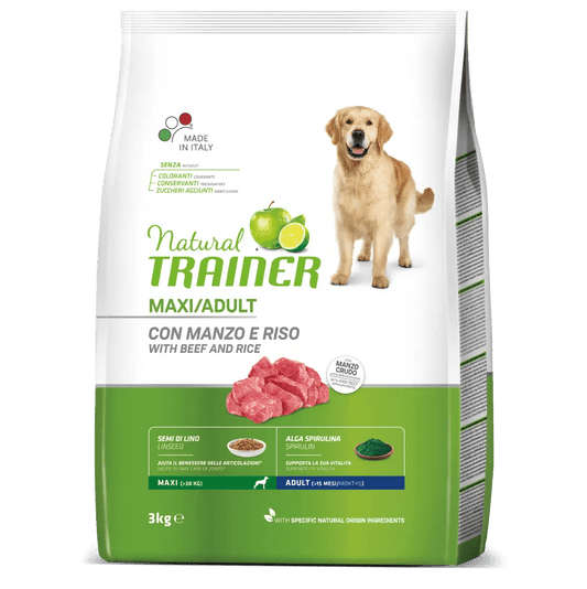 NATURAL TRAINER - Adult Maxi con manzo