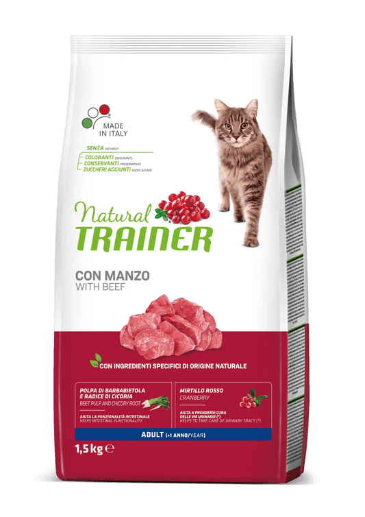 NATURAL TRAINER - Adult crocchette con manzo