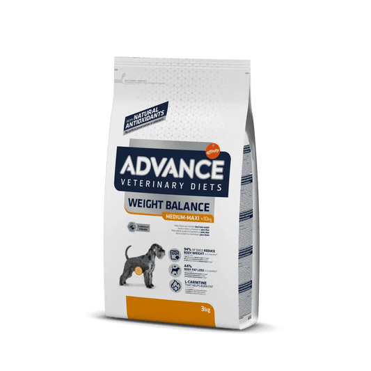 ADVANCE Dog Diet Weight Bal Med Maxi Kg 3