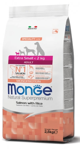 MONGE - Extra Small Adult Salmone
