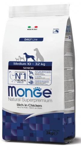 MONGE - Medium Senior Ricco di Pollo