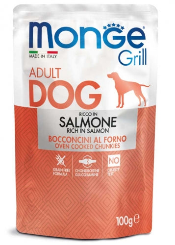 MONGE - GRILL Bocconcini – Ricco in Agnello con Ortaggi – Adult