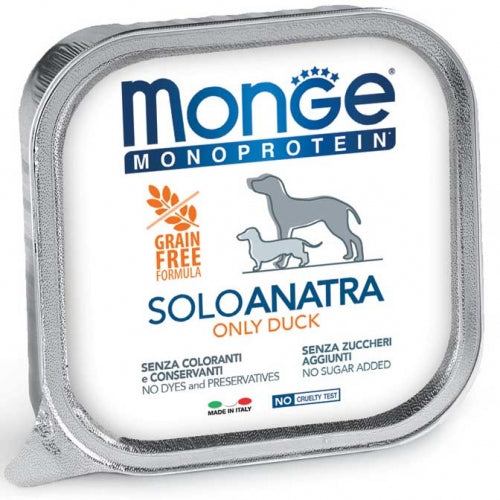 MONGE - SOLO monoprotein alimento umido per cani