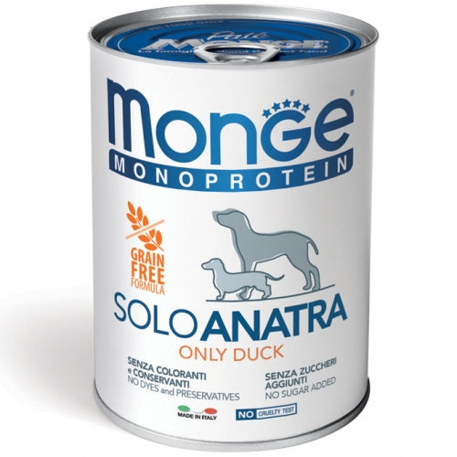 MONGE - SOLO monoprotein alimento umido per cani