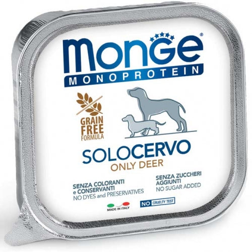 MONGE - SOLO monoprotein alimento umido per cani